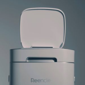 Reencle composter automatic lid