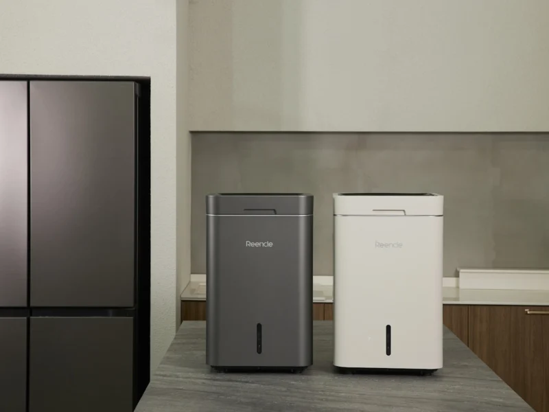 composter-reencle-gravity-white-gray1 Reencle electric home composter for odorless home composting