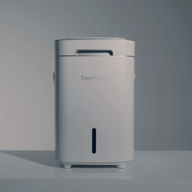 komposter-reencle-prime-bijeli Bijeli Reencle Prime kućni komposter – pogled sprijeda