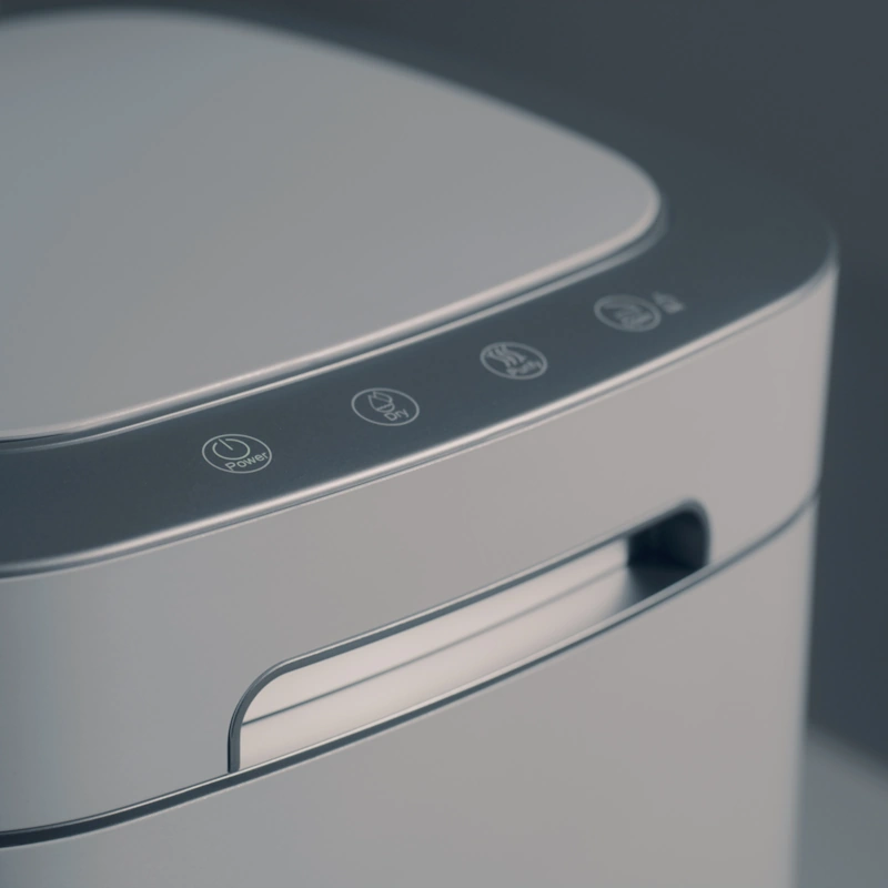 komposter-reencle-prime-funkcije Kućni komposter Reencle Prime – detalj poklopca i funkcija