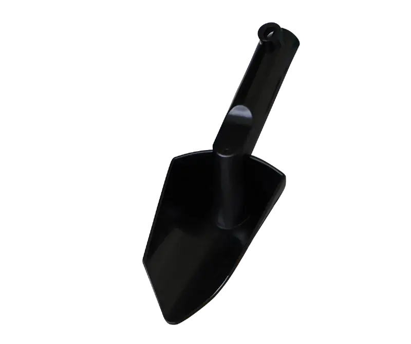 Composter emptying scoop