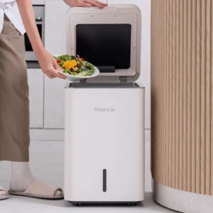 reencle-gravity-beige-featured Reencle Gravity electric home composter for odor-free home composting