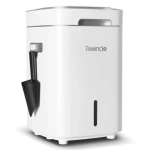 reencle-prime-side1 Reencle Prime bijeli električni komposter – bočni prikaz